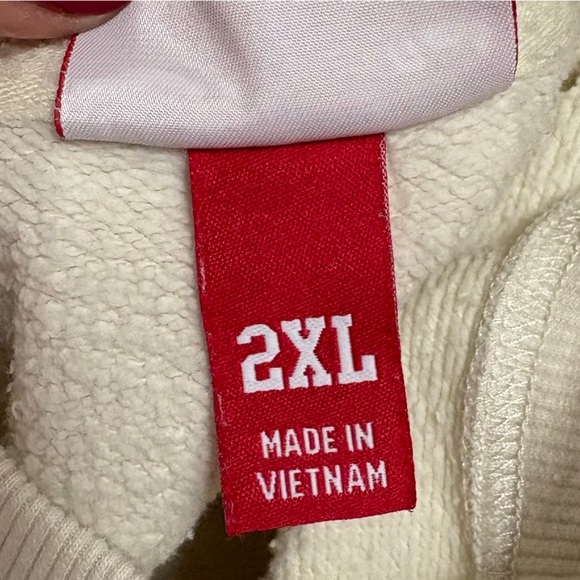 Mitchell & Ness Cream Ohio Sweatshirt Size 2XL EUC - Picture 5 of 8